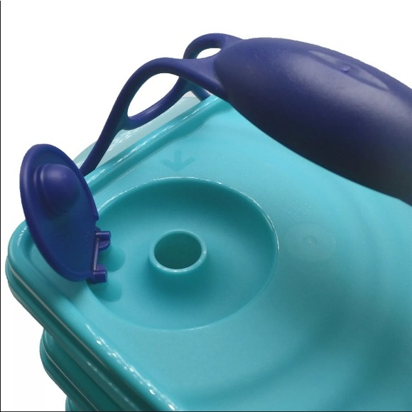 Tupperware Crystalwave “Goody Box” Vented with Cariolier Handle set of 4 NEW - Picture 6 of 7